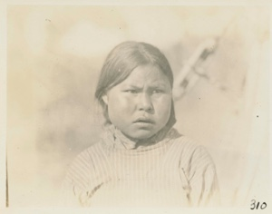 Image of Eskimo [Inughuit] girl [Arnautok]
